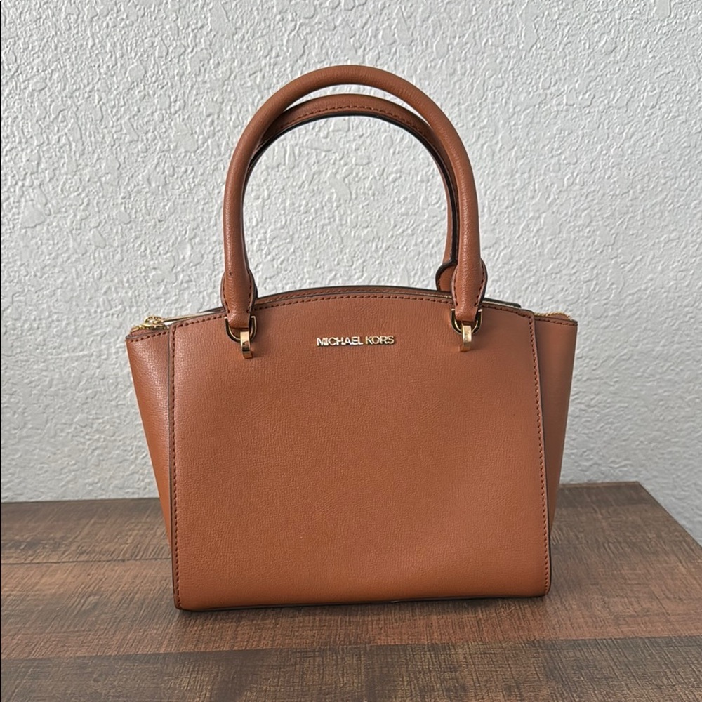 Michael Kors Brown Leather Handbag